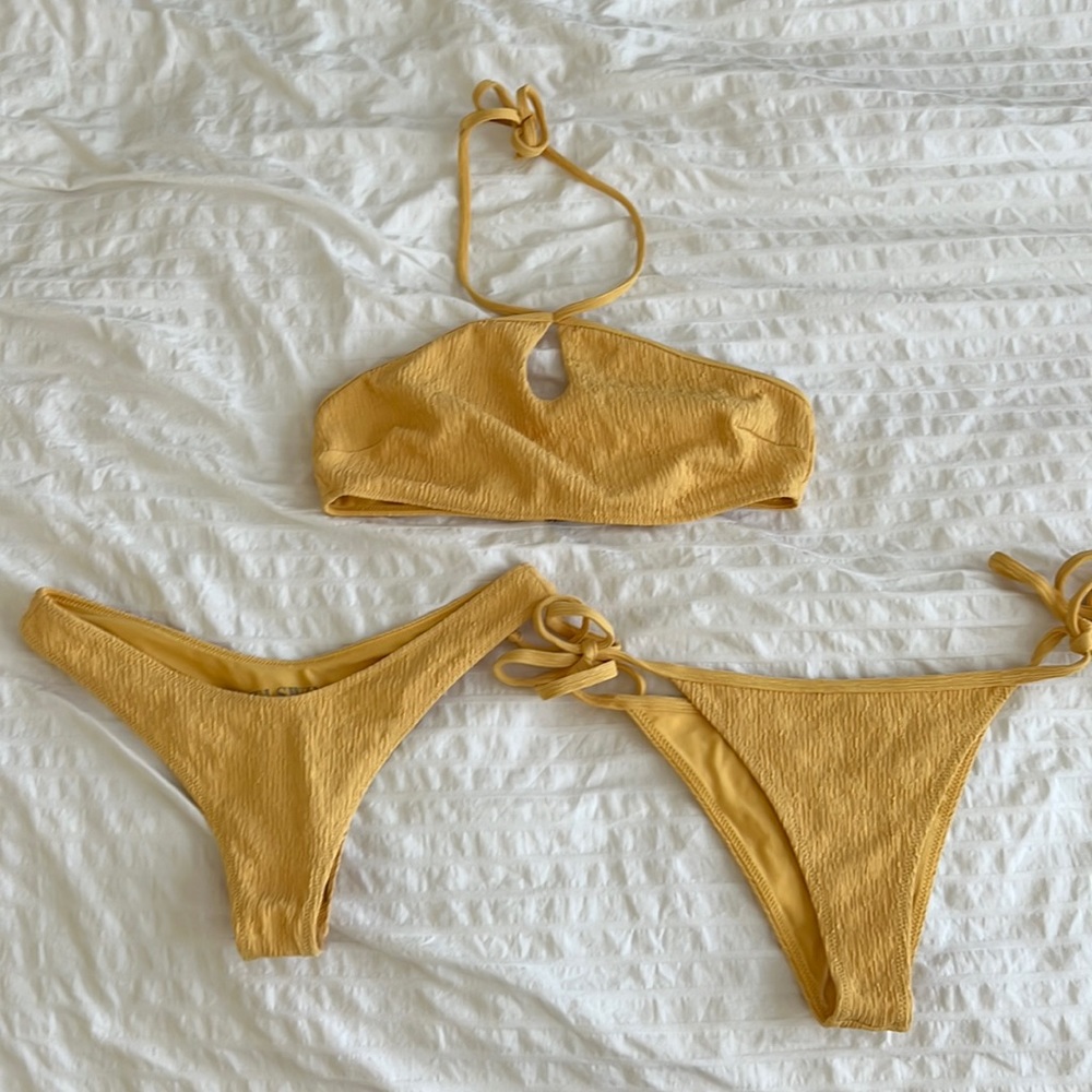 TJ Swim Amelie Bikini Top and Bottom (Soleil) +extra bottom!